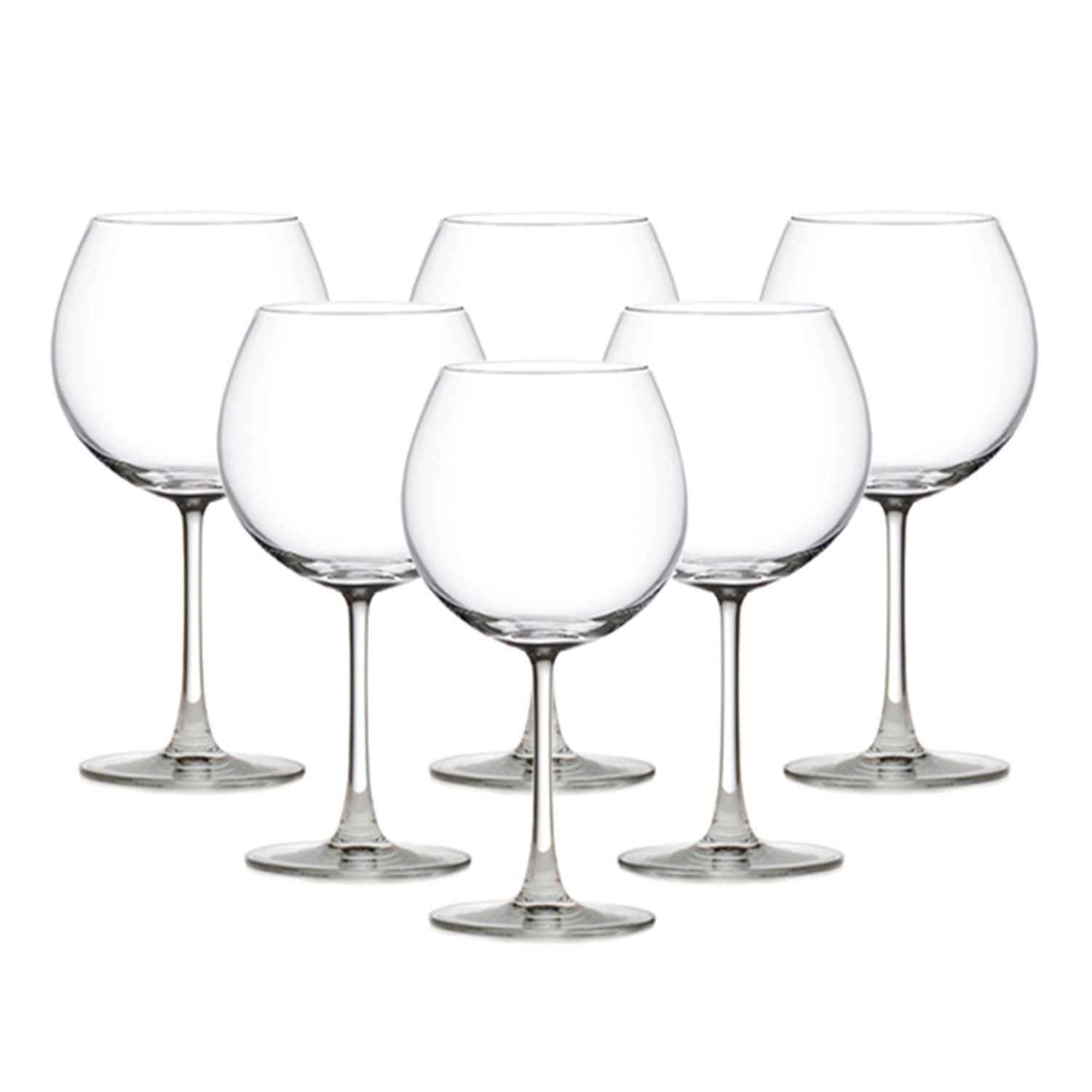 Ocean Madison Burgundy Glass 650 Ml Set Of 6