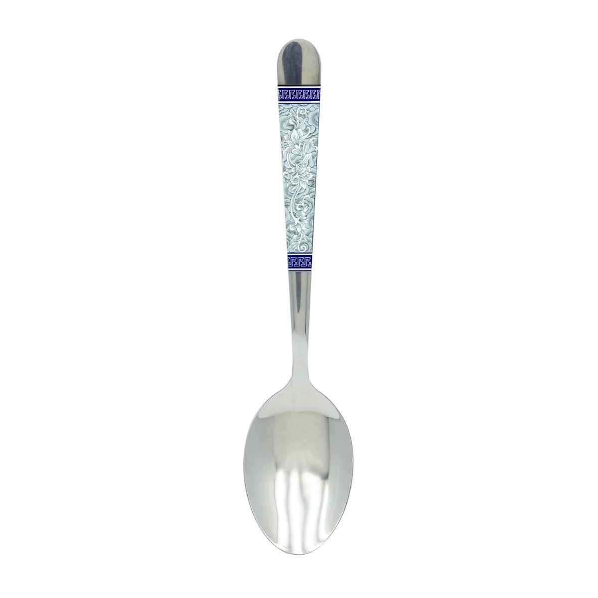 Rk Decor Steel Dessert Spoon Blue (Set Of 6)