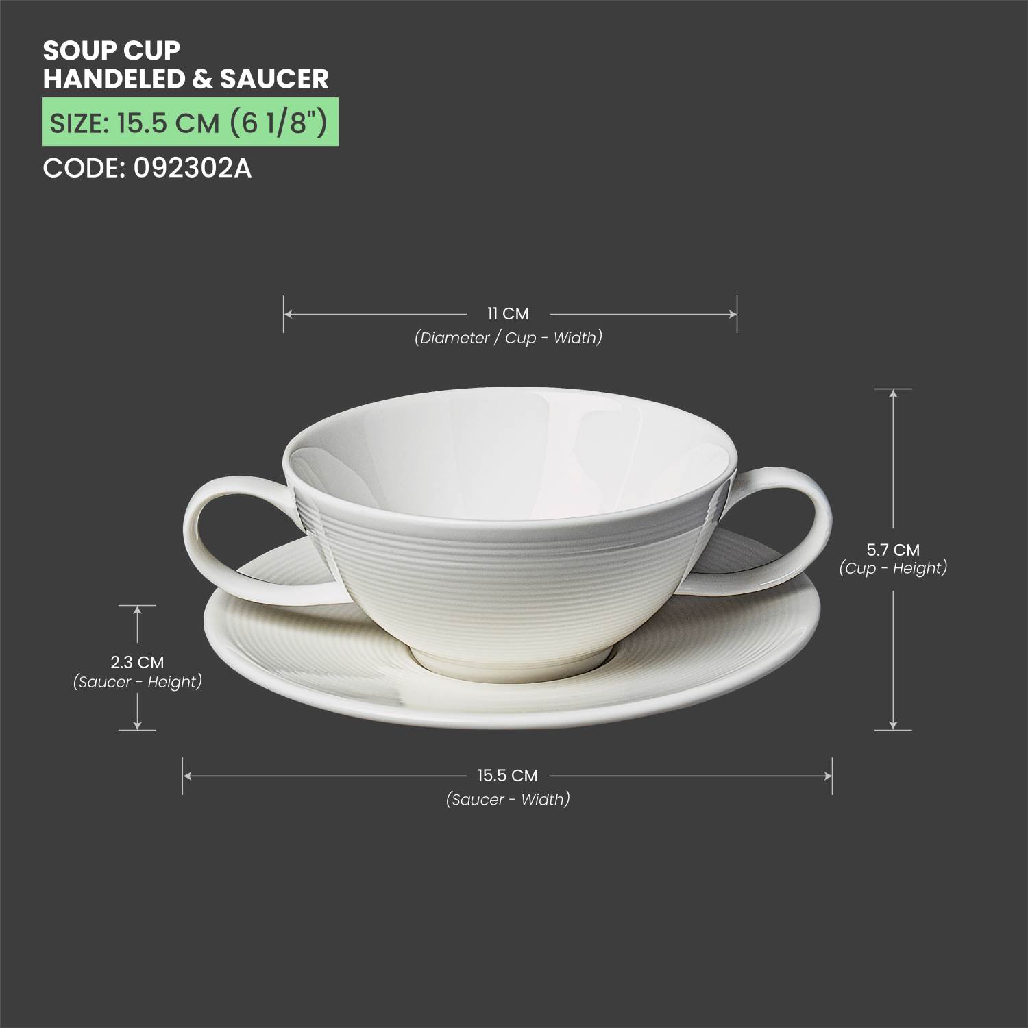 Baralee Wish Saucer 15.5 Cm (6 1/8")