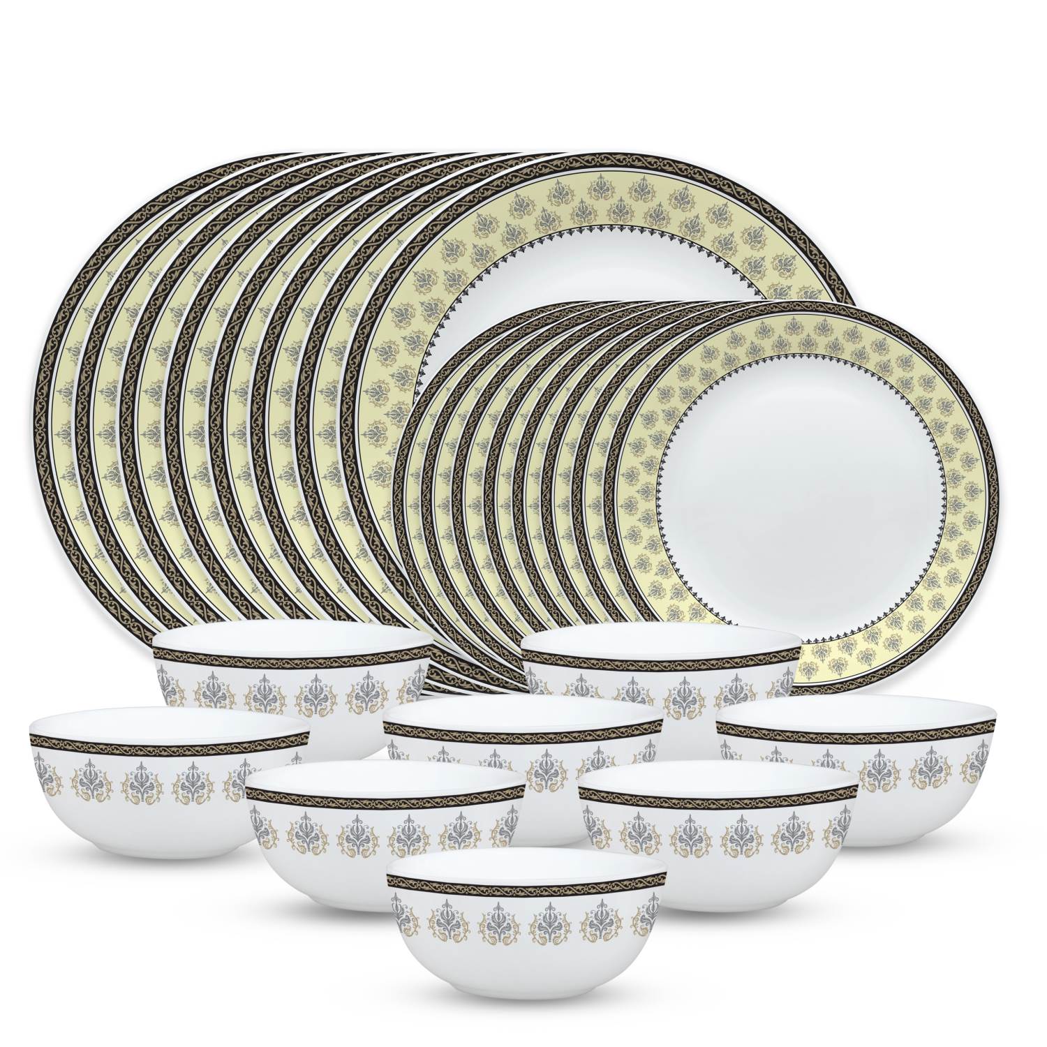 Larah Plano Opal Dinner Set Combo (24 Pcs Set)