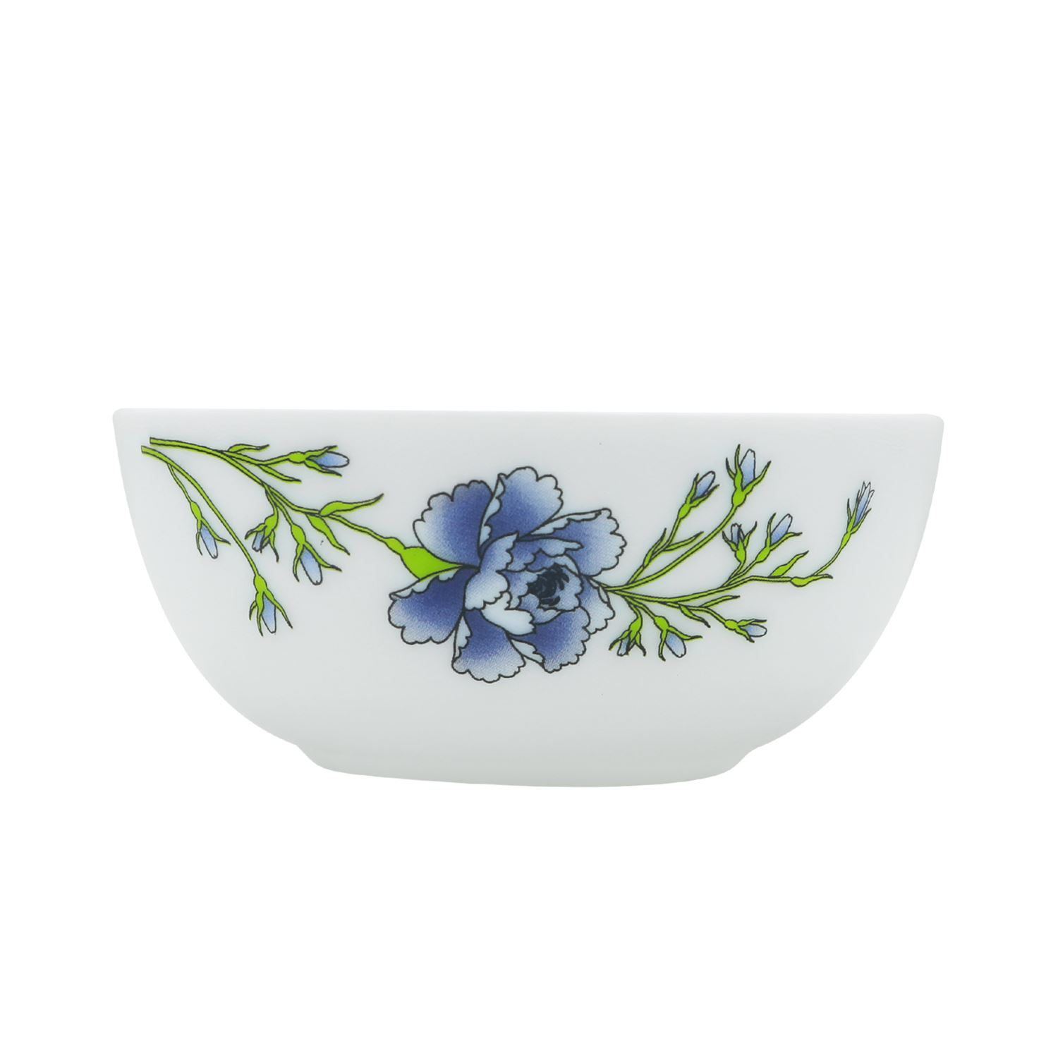 Larah Plano Blue Sapphire Opal Soup Bowl 4.2"( 11 Cm )