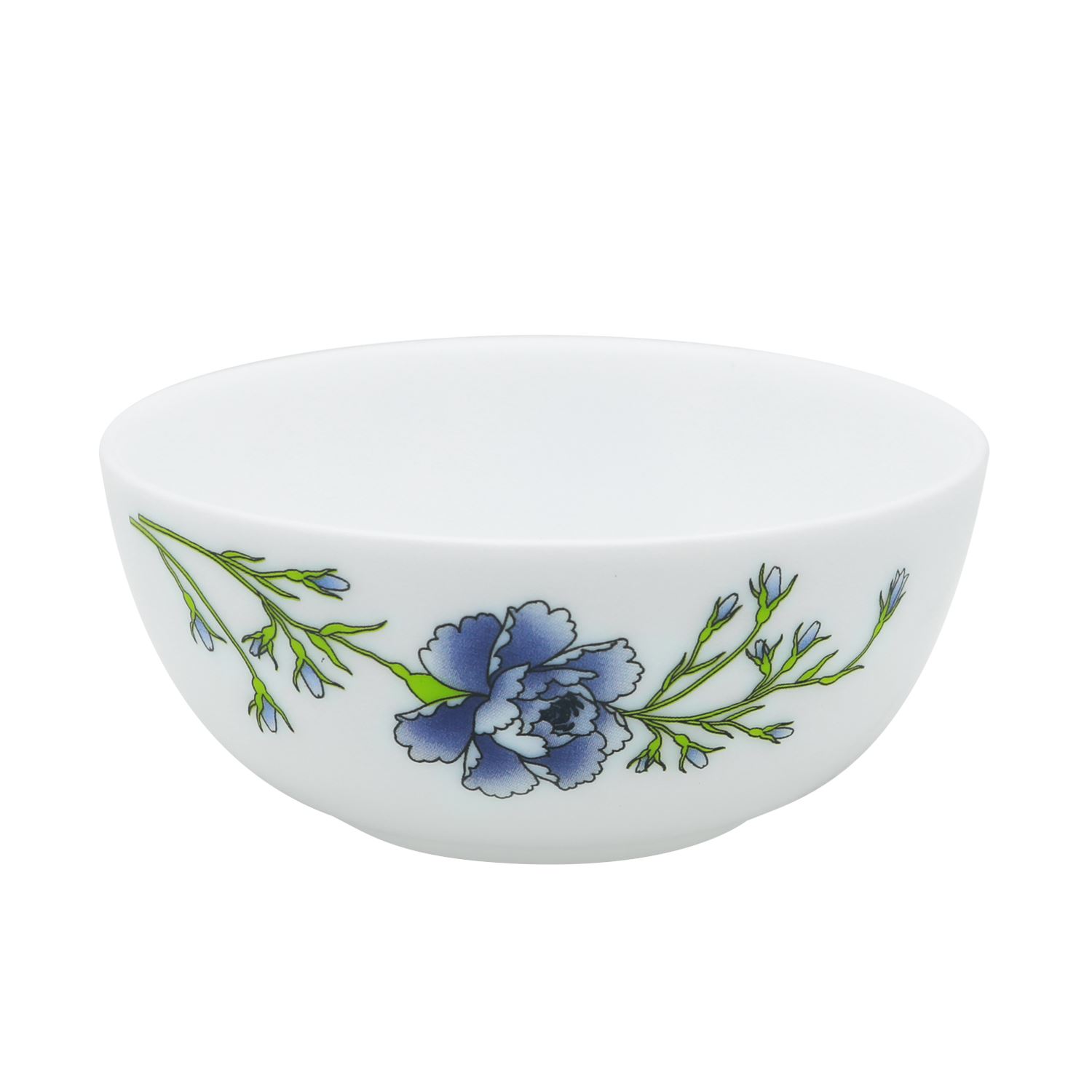 Larah Plano Blue Sapphire Opal Soup Bowl 4.2"( 11 Cm )