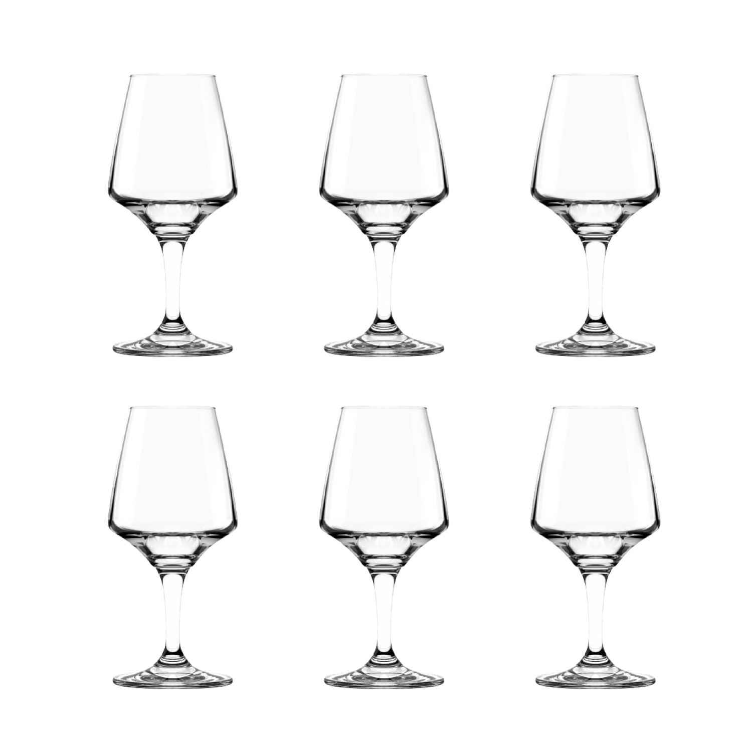 Ocean Craftmhan Stemware, 390Ml, Pack Of 6, Clear, 529B14