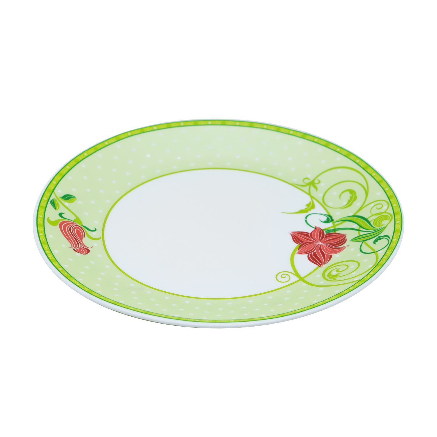 Larah Plano Emarald Opal Side Plate 7.5 " (19 Cm )