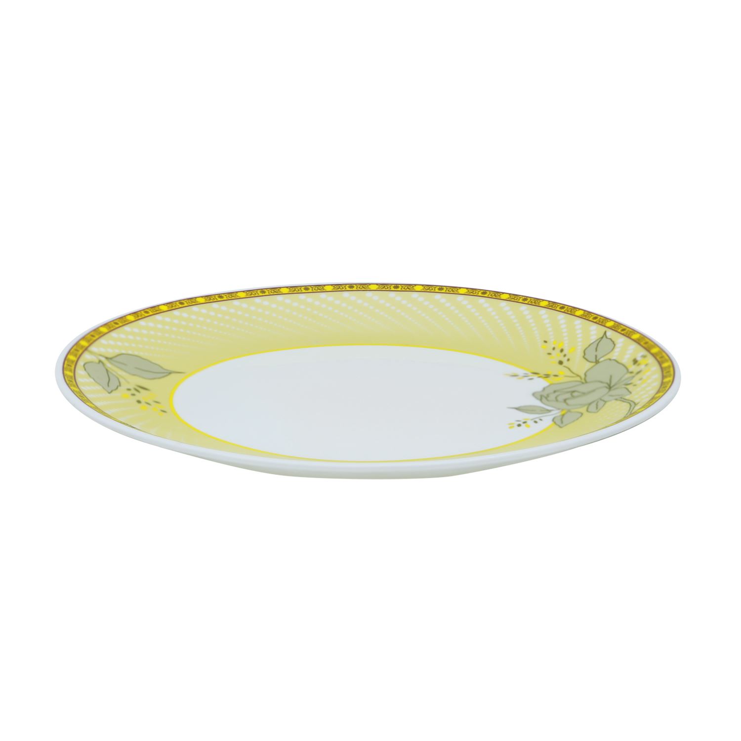 Larah Plano Yellow Sapphire Opal Side Plate 7.5 " (19 Cm )