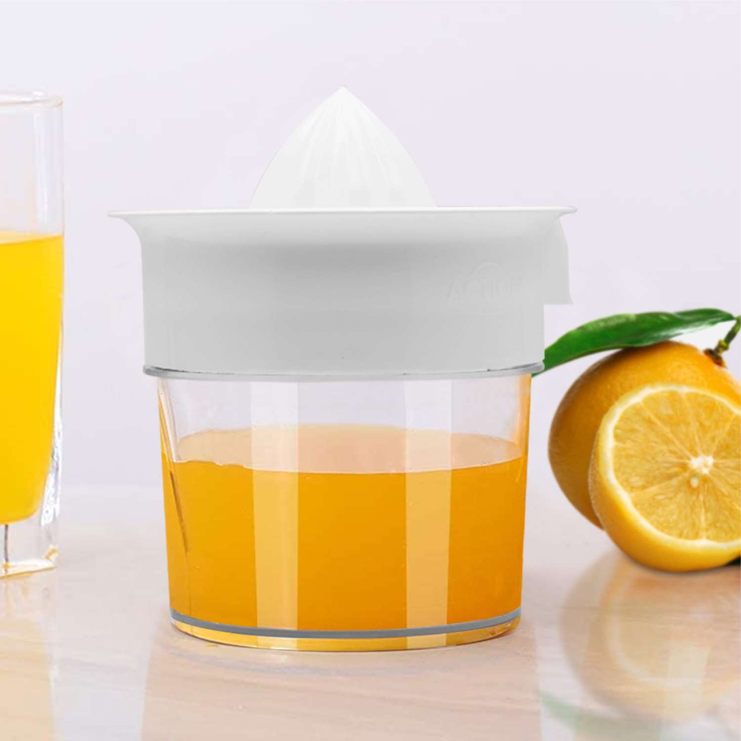 Actionware Plastic Orange Juicer White