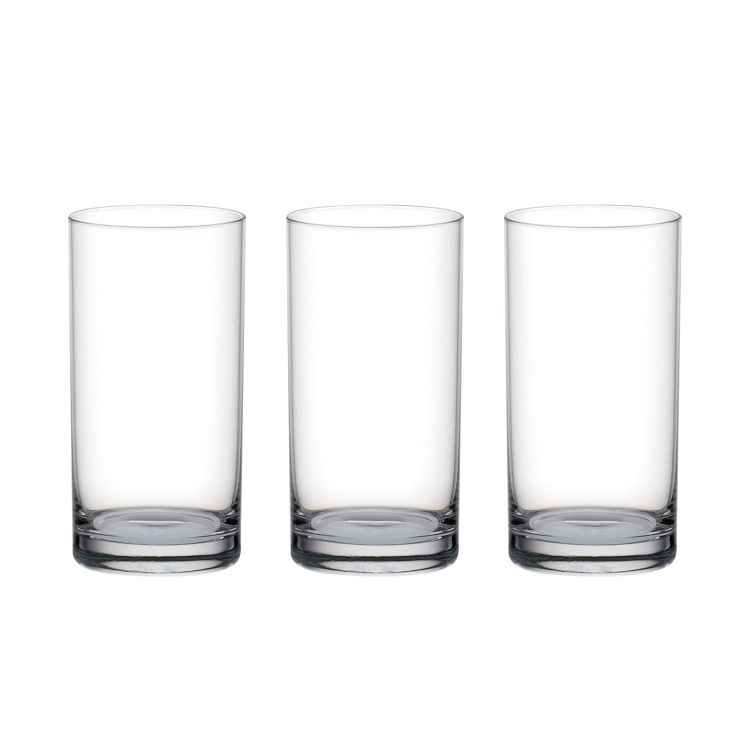 Ocean Fin Line Hi Ball Glass 280 Ml Set Of 3