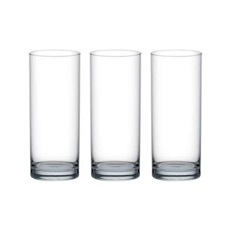 Ocean Fin Line Hi Ball Glass 355 Ml Set Of 3