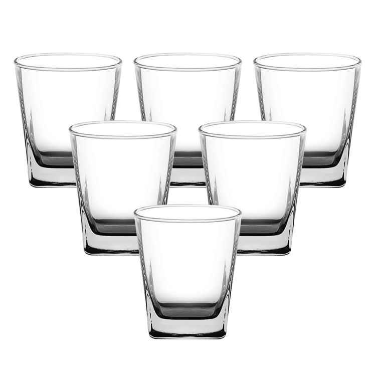 Ocean Plaza Rock Glass 195 Ml Set Of 6