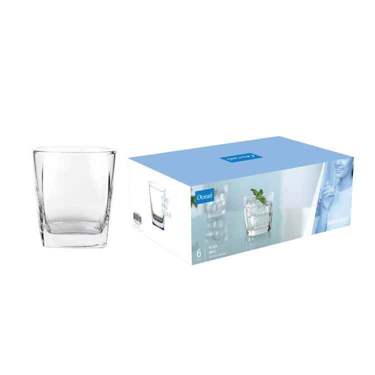 Ocean Plaza Rock Glass 295 Ml Set Of 6