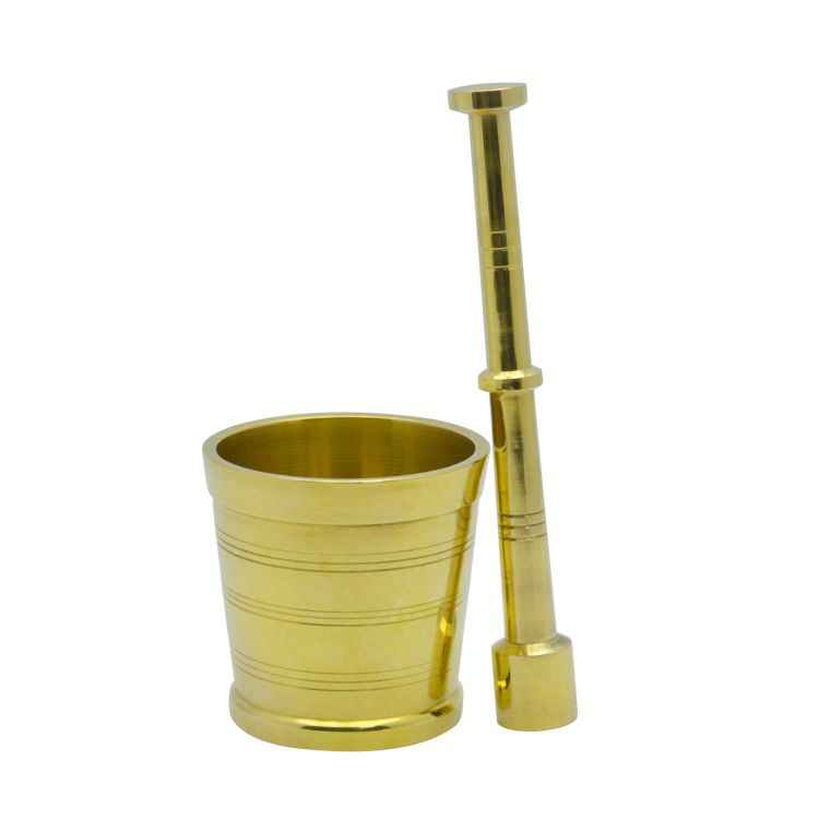 Raj Brass Mortar And Pestle Set