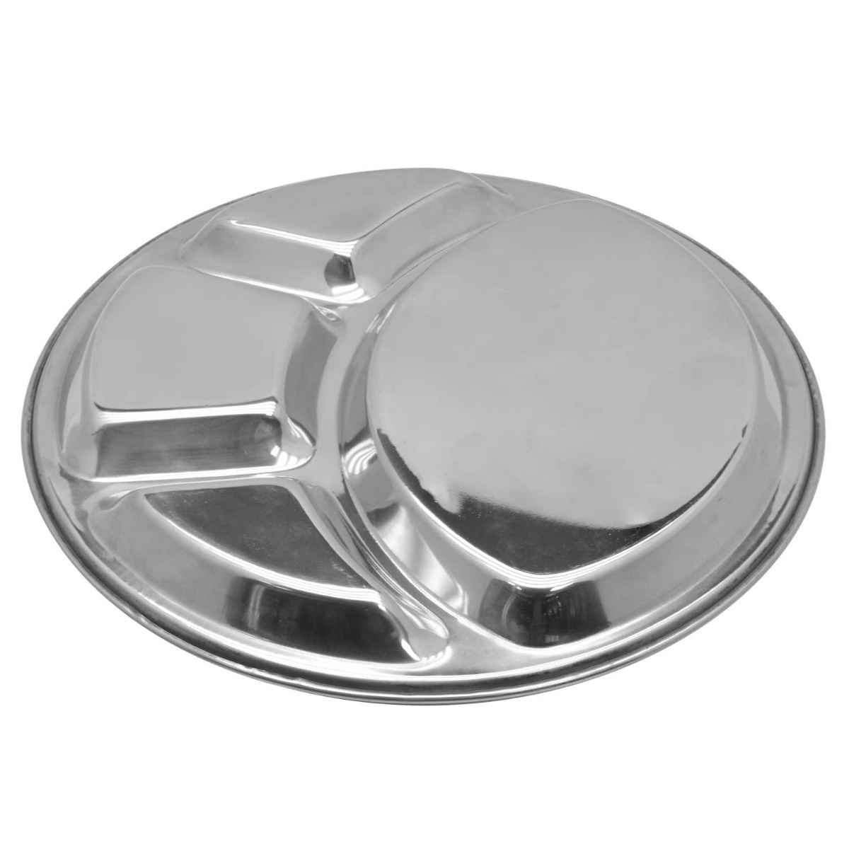 Raj Steel Four Partition Tray