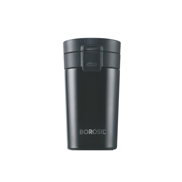 Borosil Vaccum Coffeemate Mug Black 300Ml