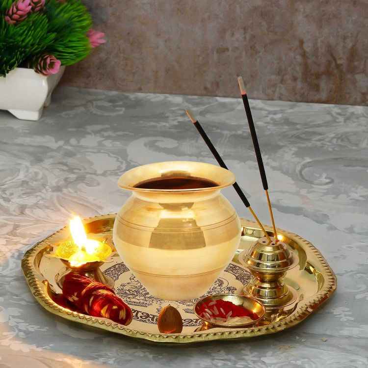 Raj Copper Water Pot Lotta