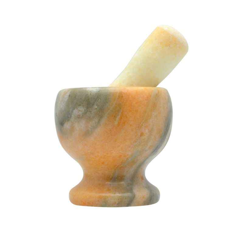 Raj Marble Mortar And Pestle Set