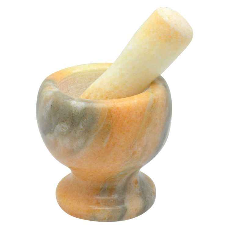 Raj Marble Mortar And Pestle Set