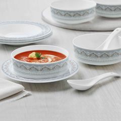 Larah Classic Opal 18 Pc Soup Set