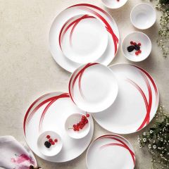 Larah By Borosil 38 Pc Stripe Dinner Set [38DSPL01]