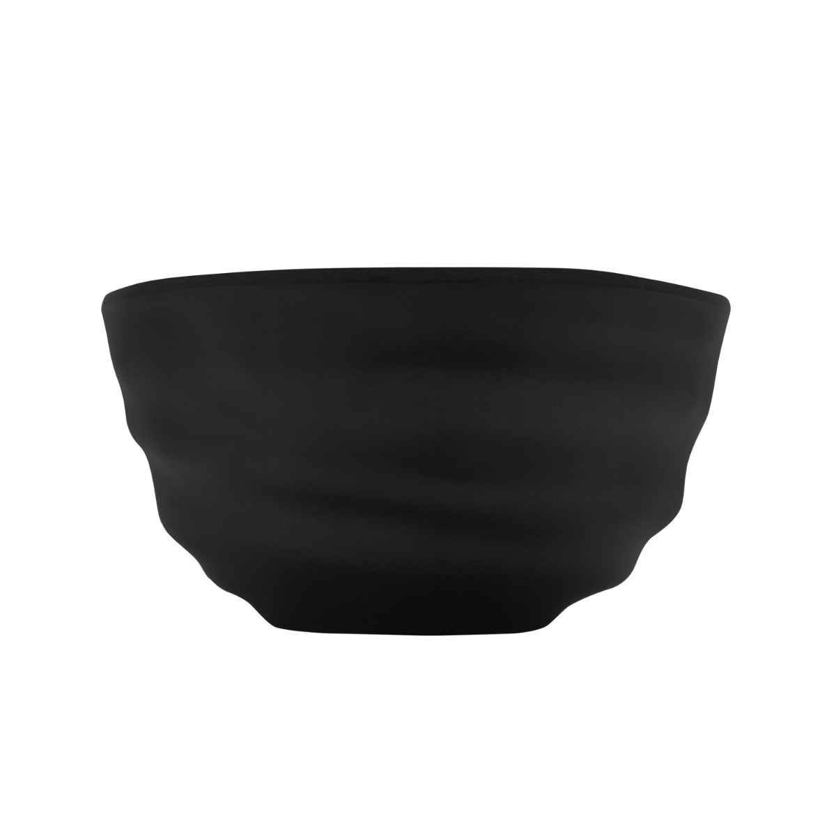 Dinewell Melamine Side Bowl Black Matte Finish