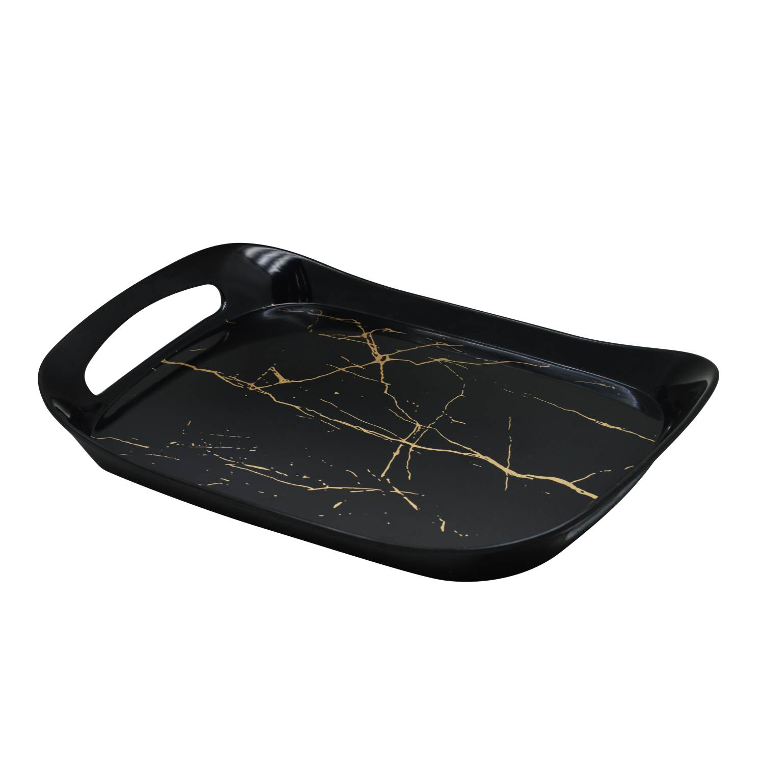 Rk Comfort Tray Medium Black Static Gold, Dwt1073Bsg, 14" X 9.6"