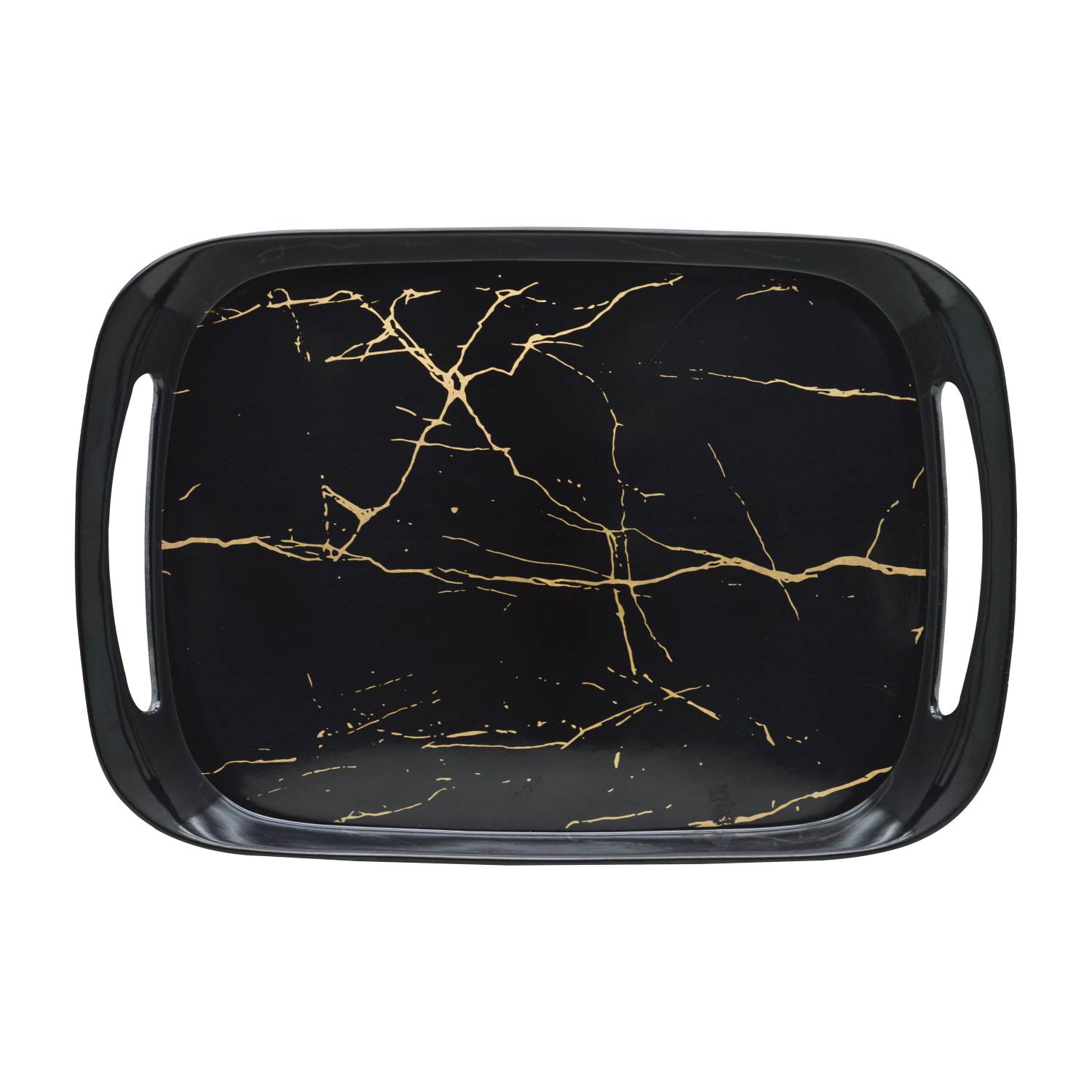 Rk Comfort Tray Medium Black Static Gold, Dwt1073Bsg, 14" X 9.6"