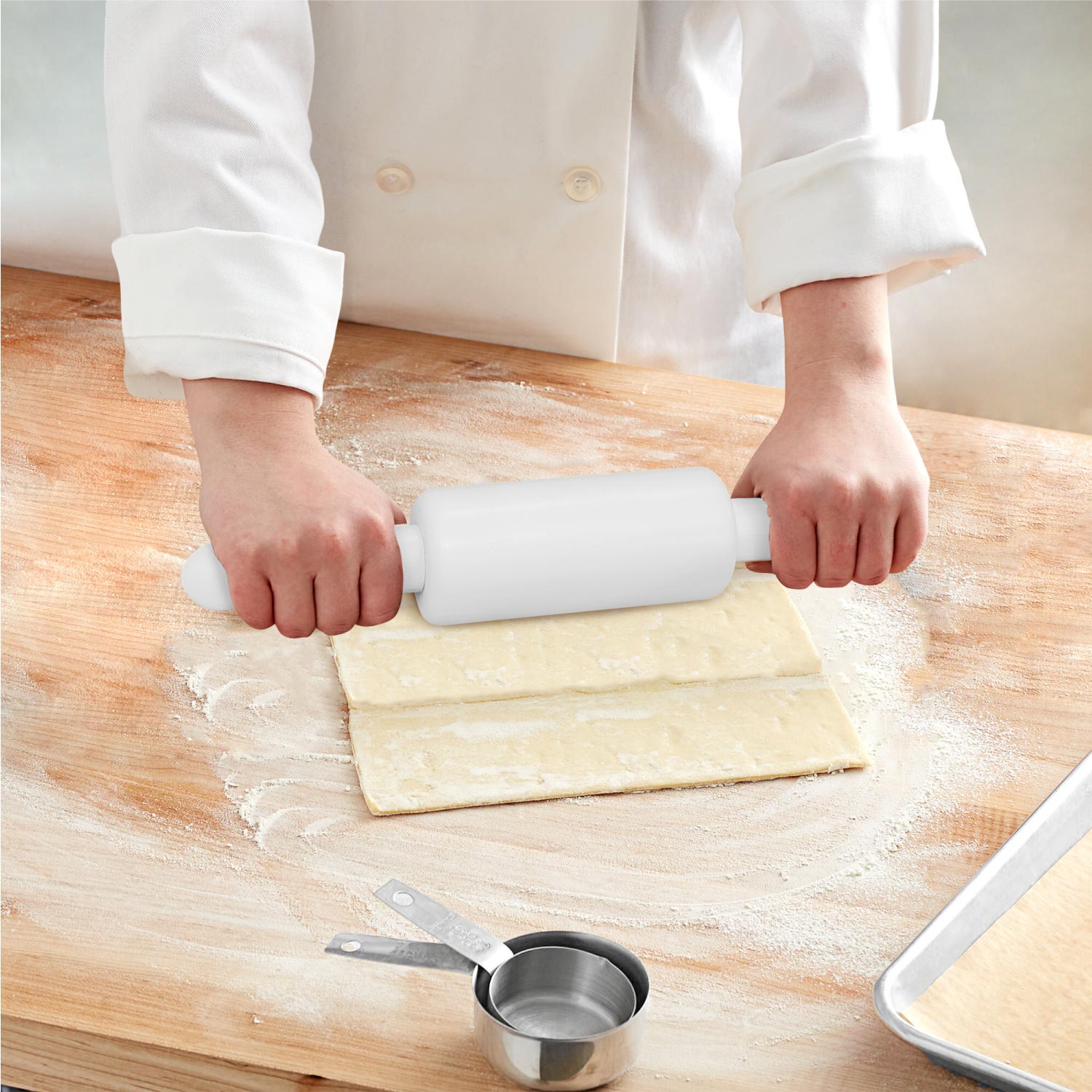 Raj Plastic Bearing Rolling Pin - 14" X 2.5"