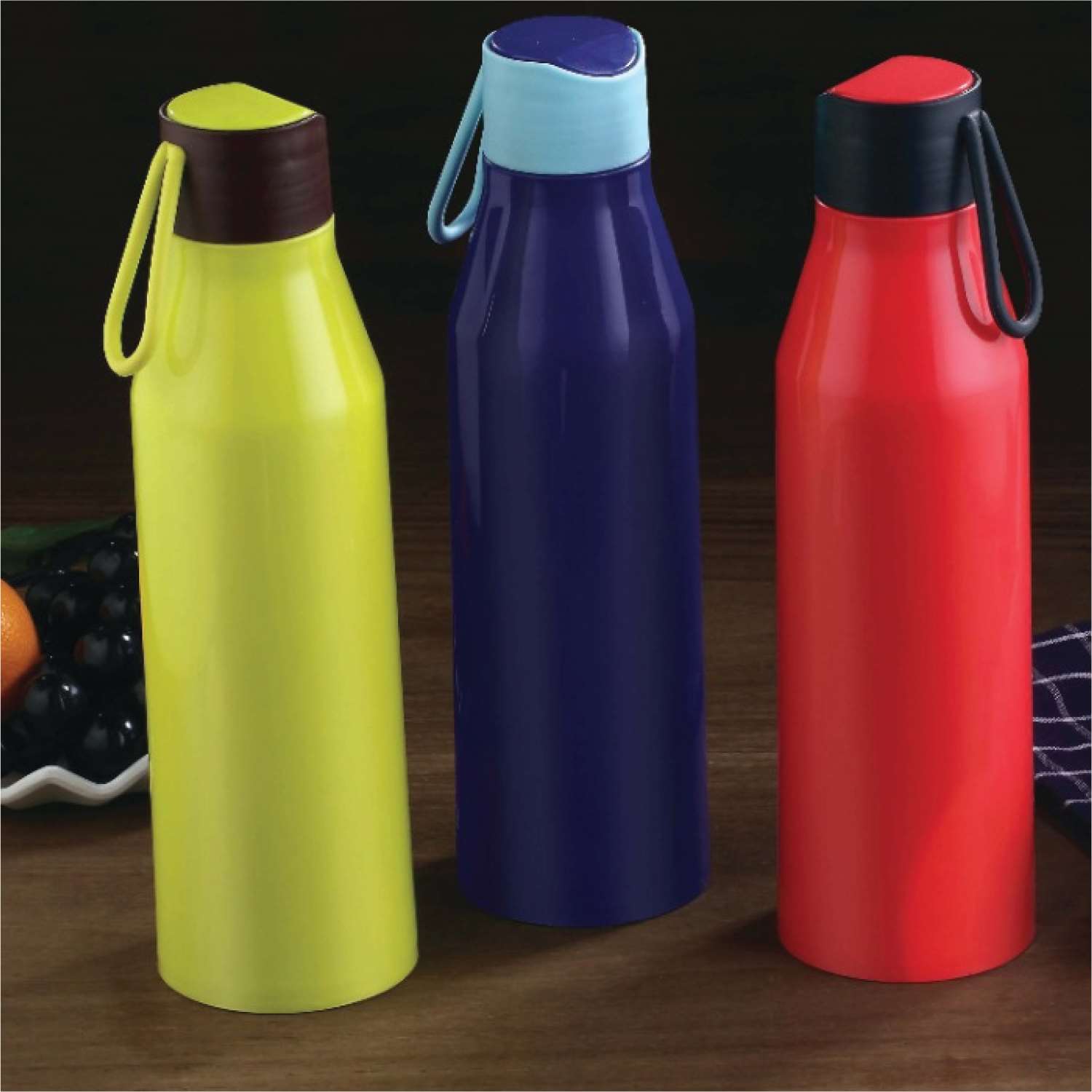 Selvel Bolt Plastic Water Bottle Green 500Ml