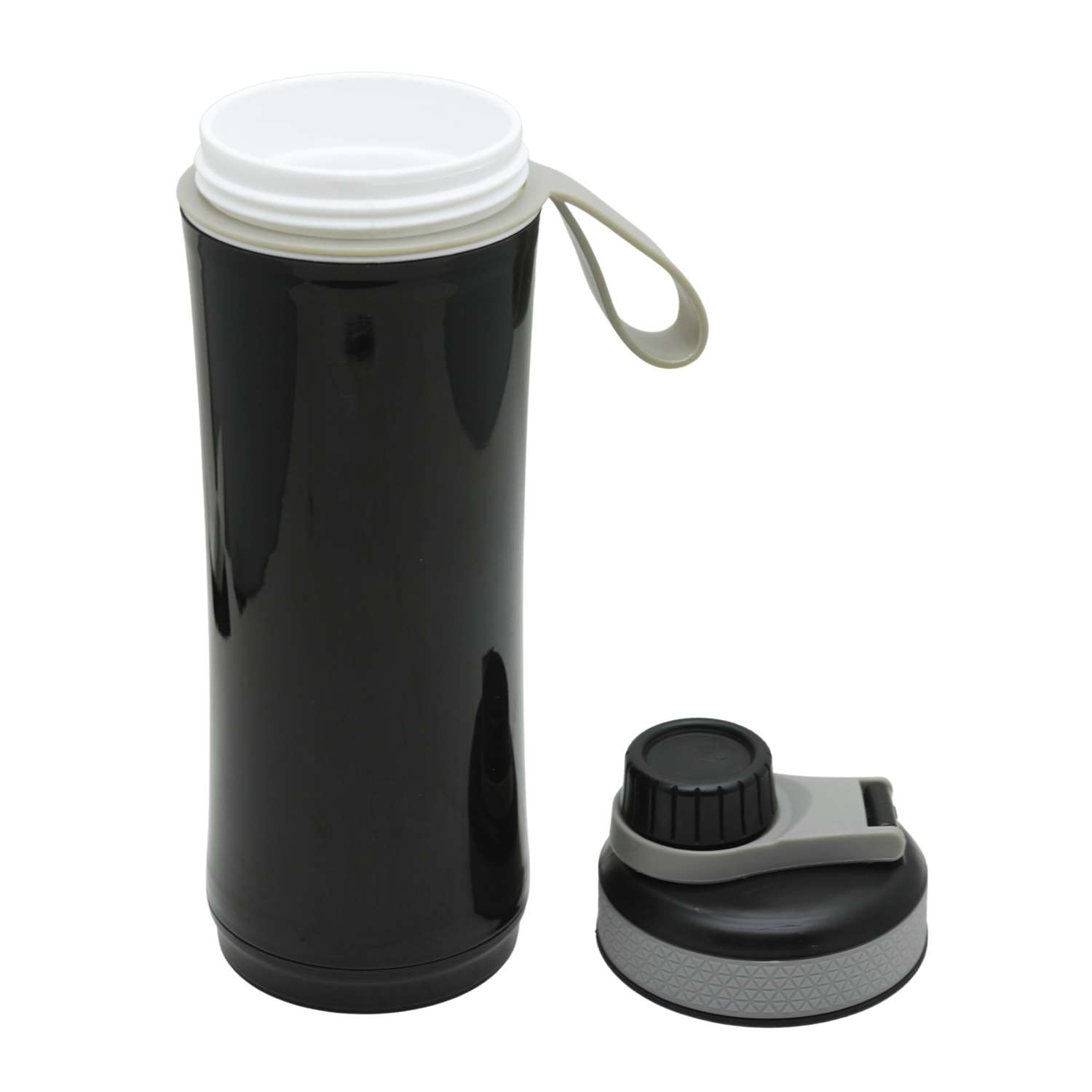 Selvel Cooltech Plastic Water Bottle Black 600Ml