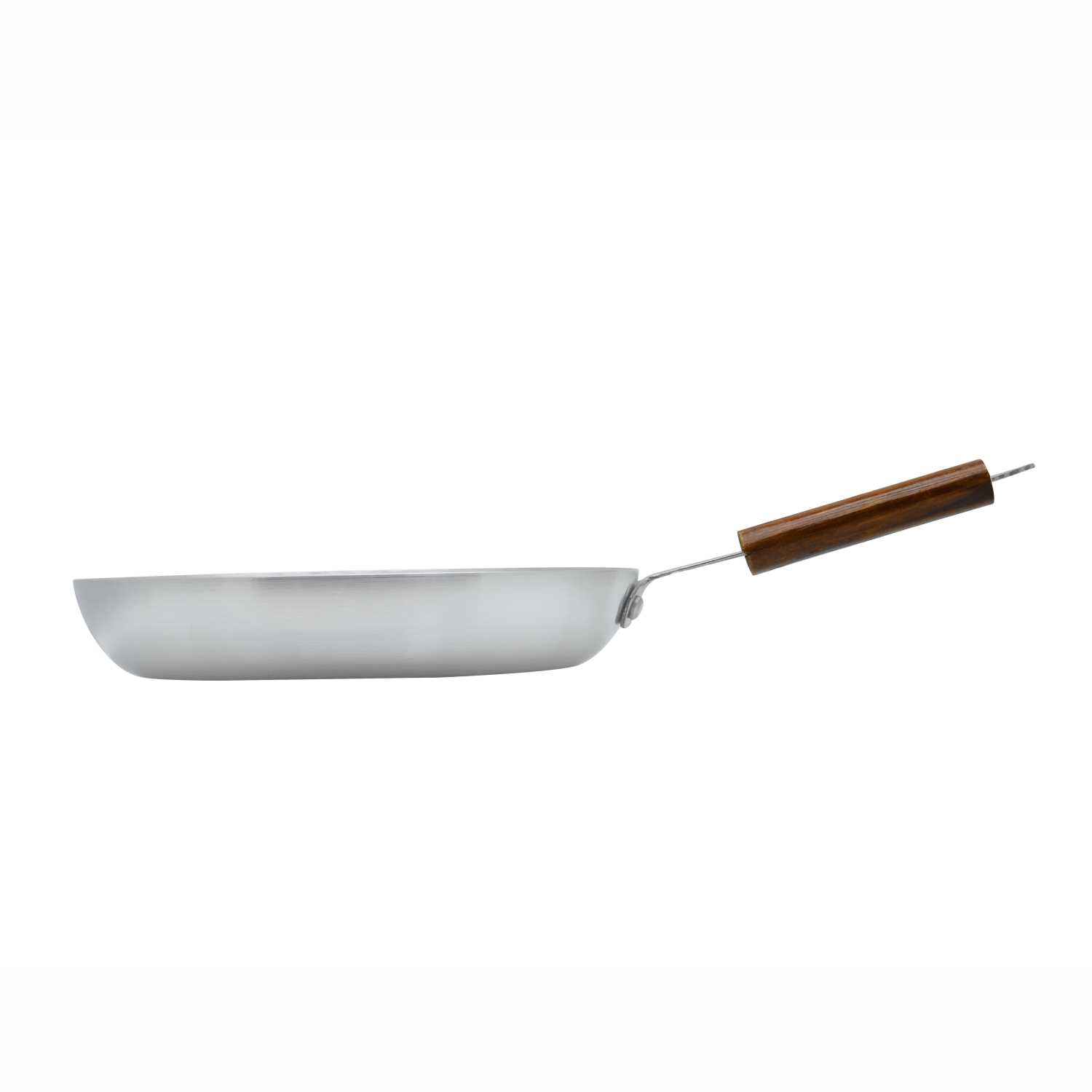 Raj Aluminium Frying Pan With Wooden Handle