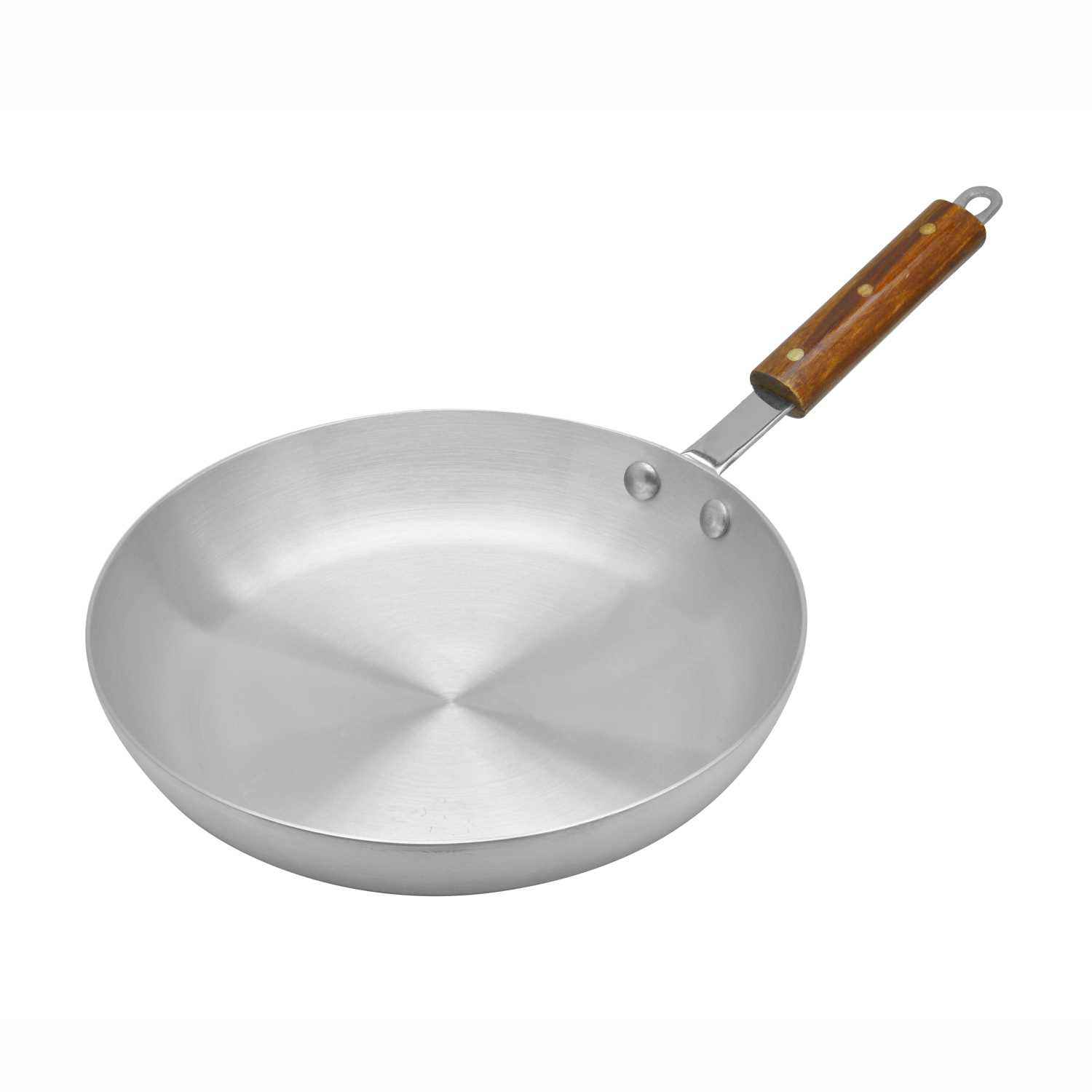 Raj Aluminium Frying Pan With Wooden Handle