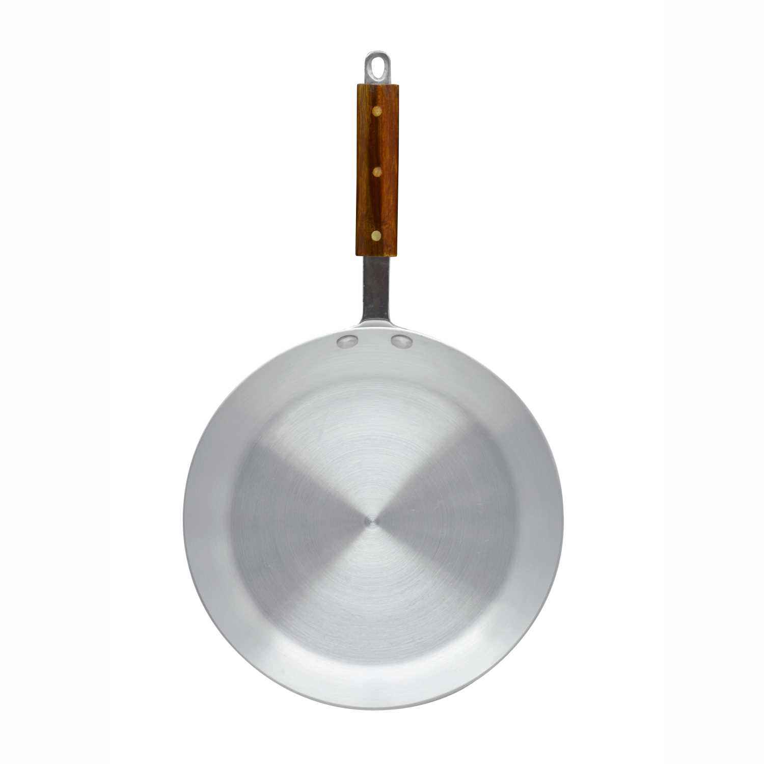 Raj Aluminium Frying Pan With Wooden Handle