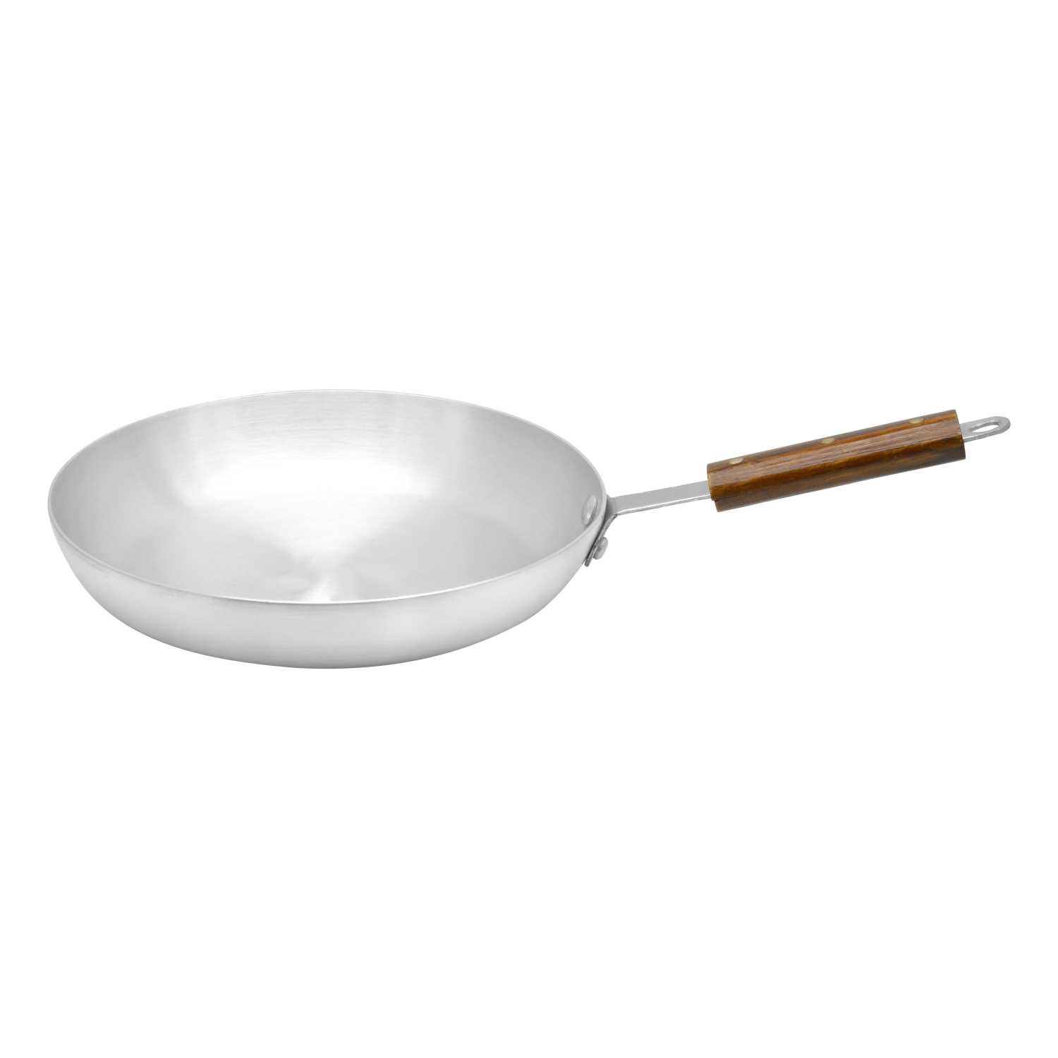 Raj Aluminium Frying Pan With Wooden Handle