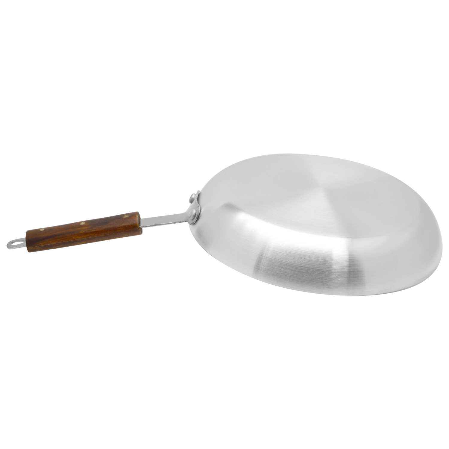 Raj Aluminium Frying Pan With Wooden Handle