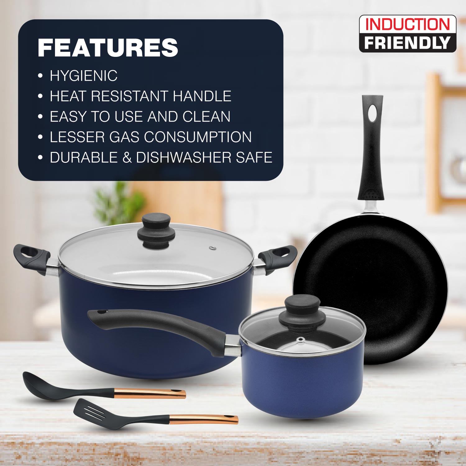 Raj Non Stick Cookware Set