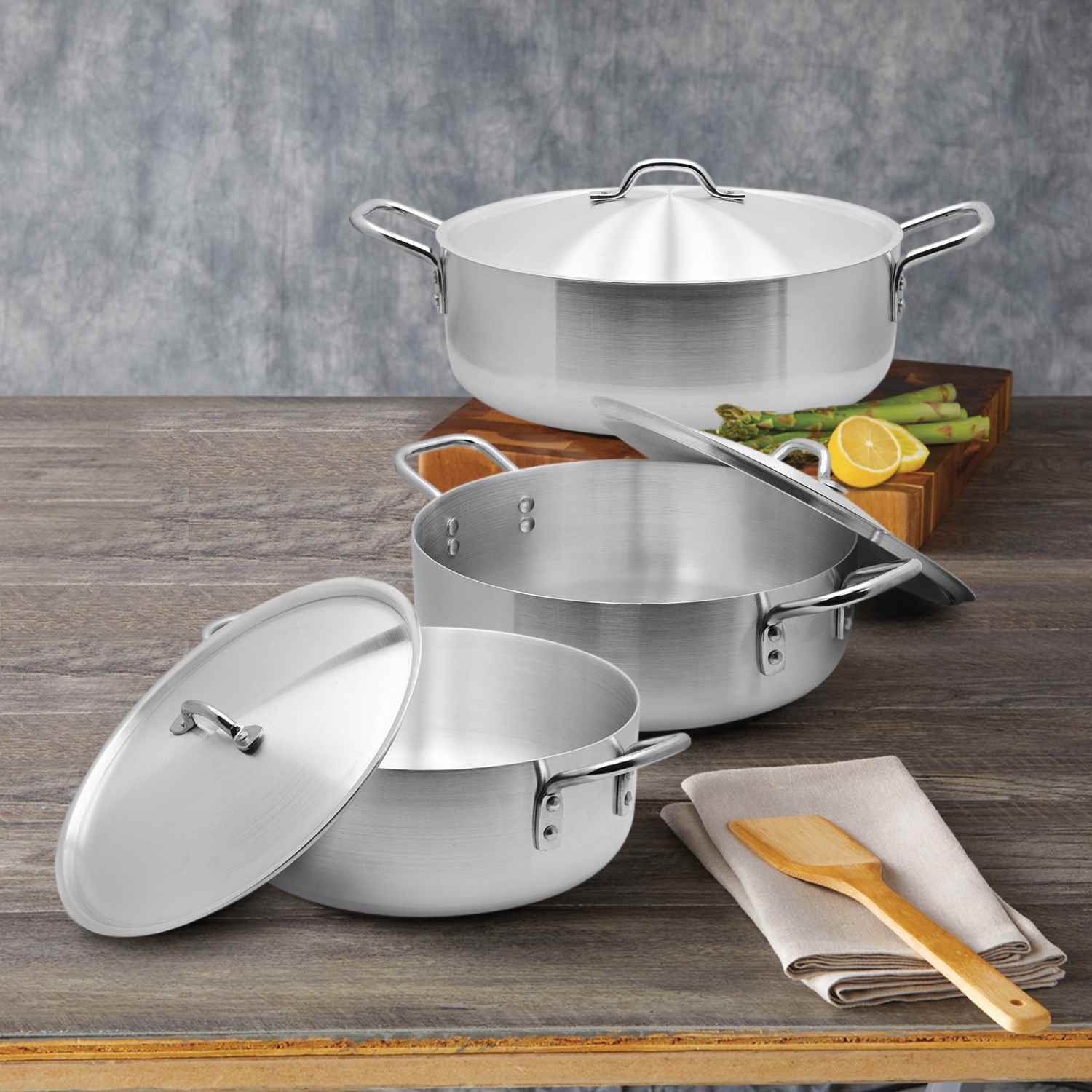 Raj Cookware 3Pc Set