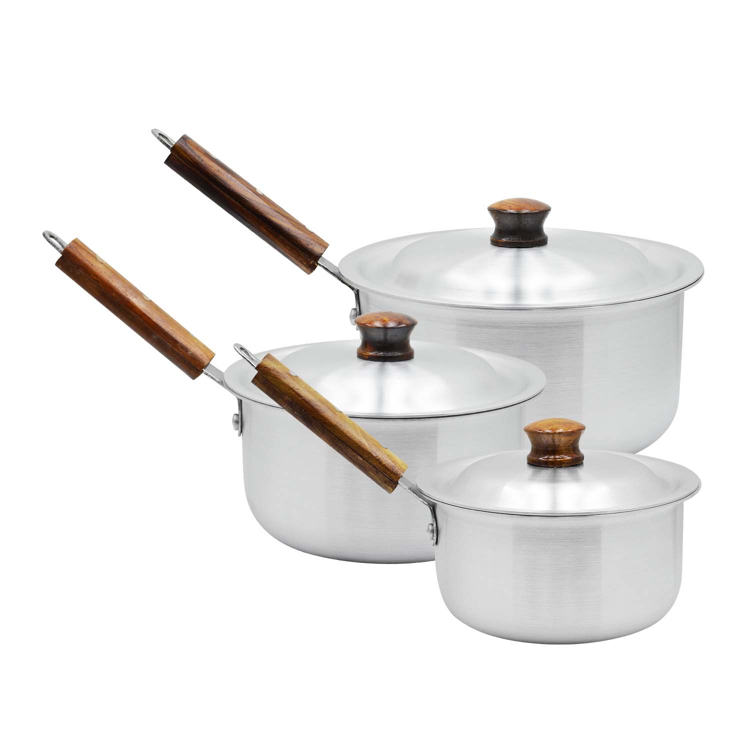 Raj Saucepan 3Pc Set