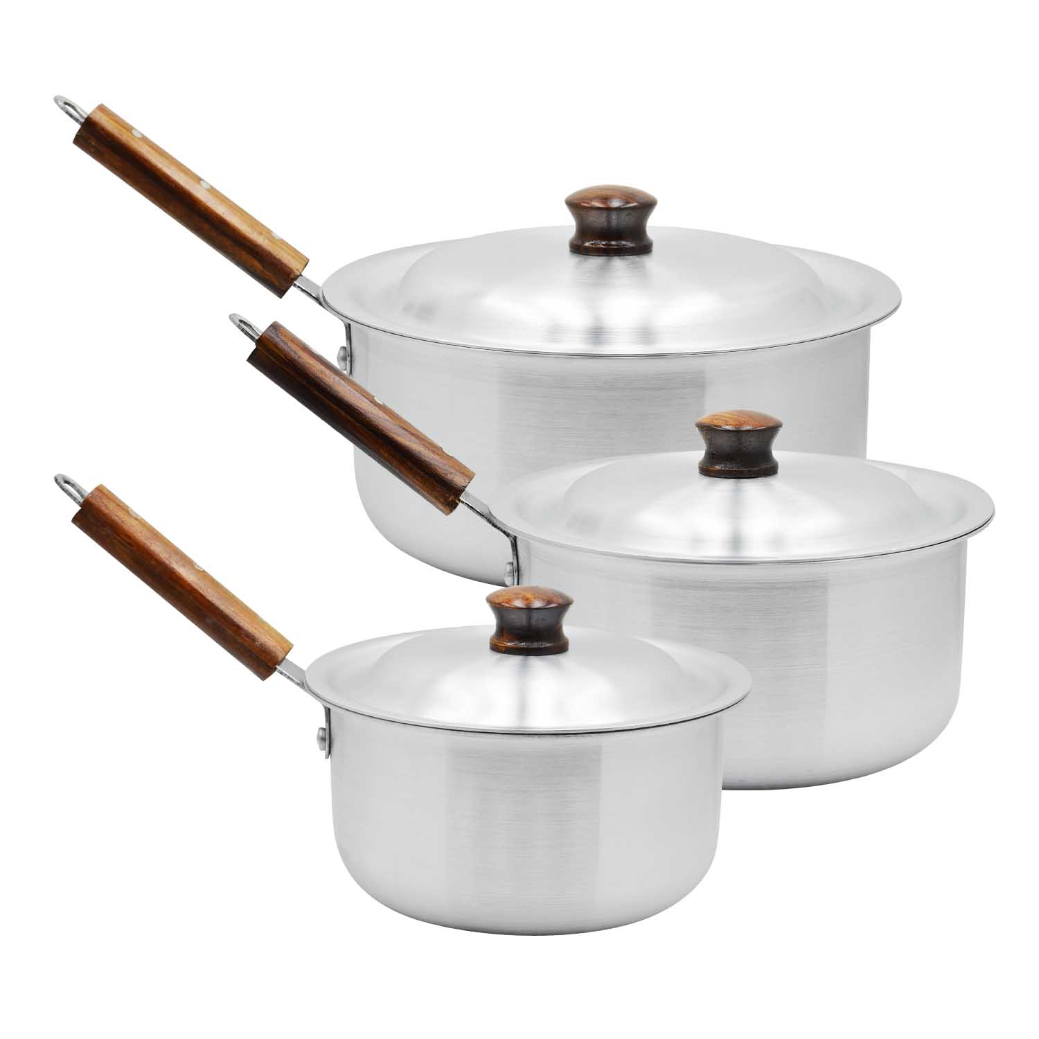 Raj Saucepan 3Pc Set