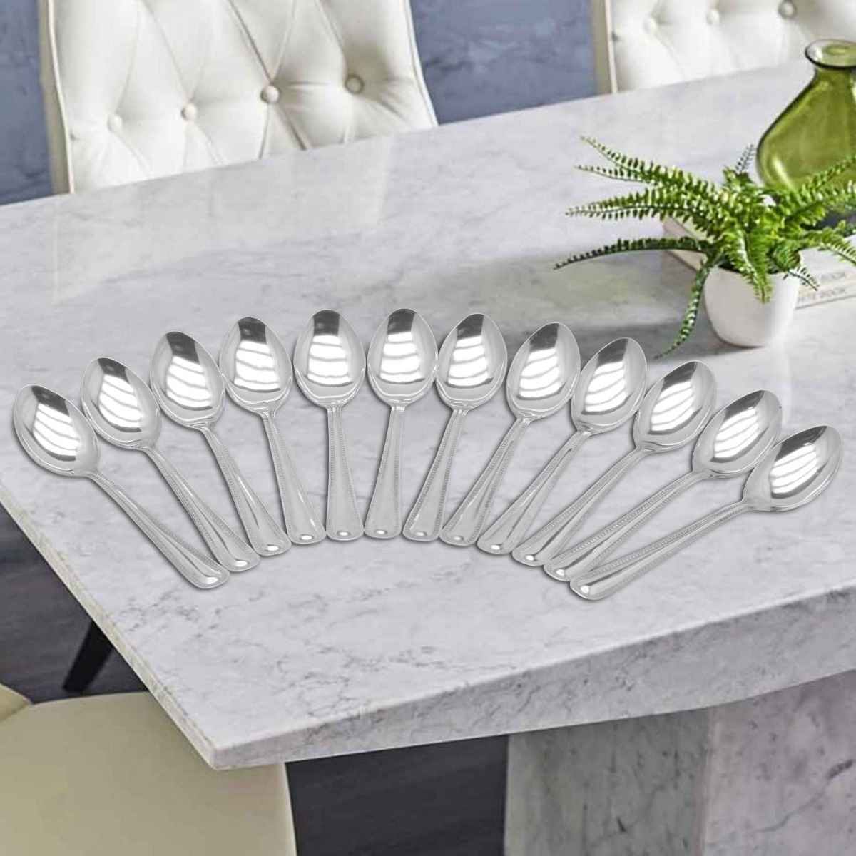 Raj Royal Dessert Spoon Set (Set Of 12)