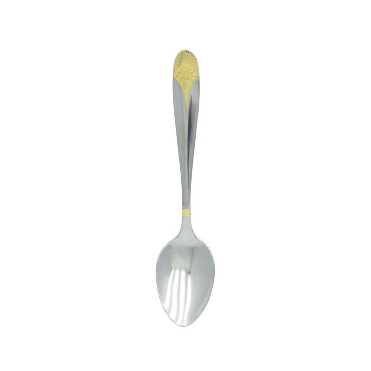 Rk Steel Tea Spoon Set Crown Set Of 6