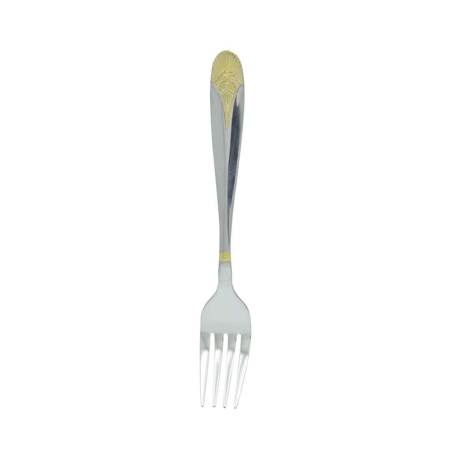 Rk Crown Steel Tea Fork (Set Of 6)