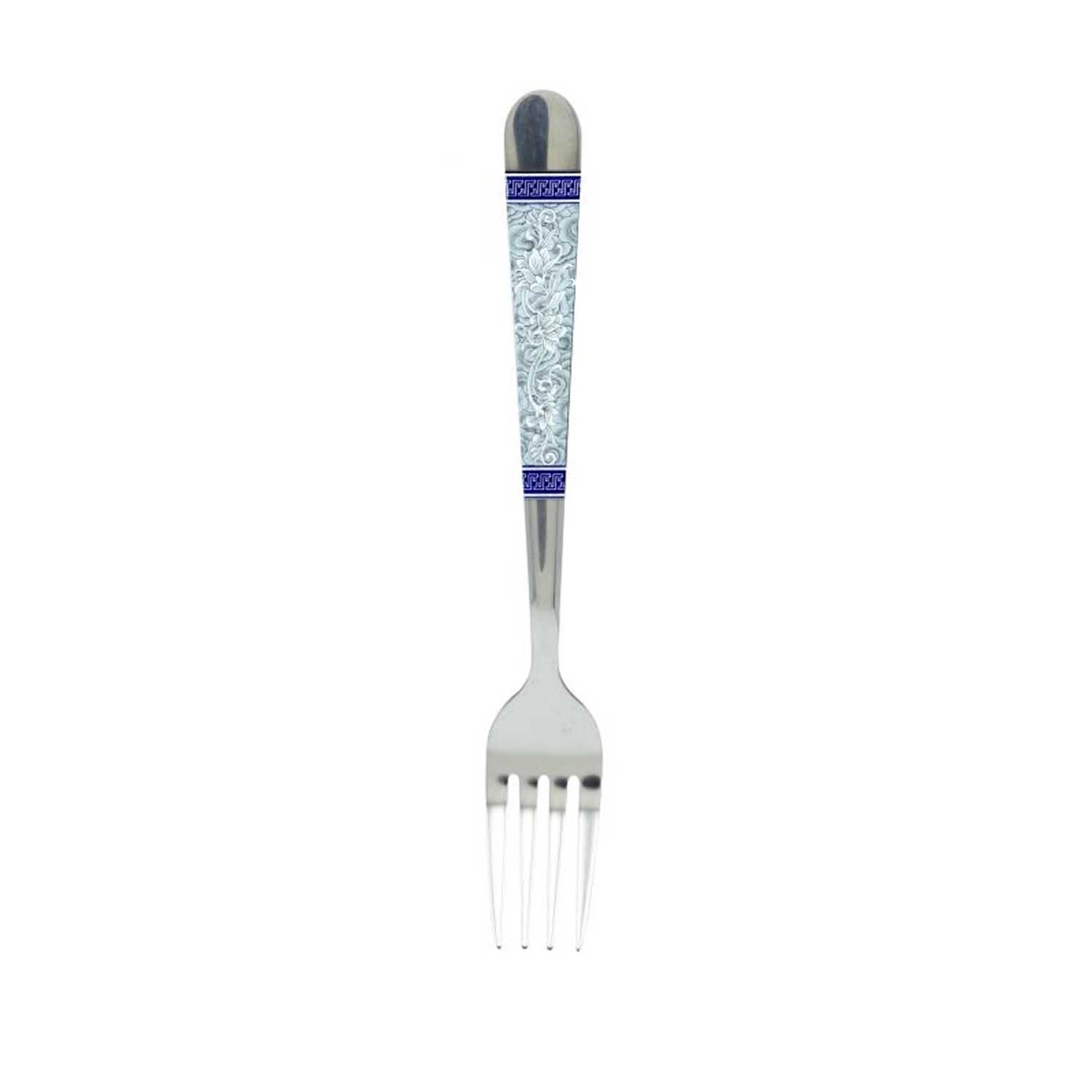 Rk Decor Steel Tea Fork Blue (Set Of 6)