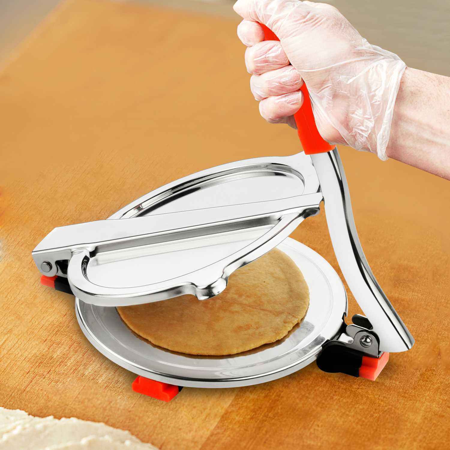 Rk Sleek Design Roti Maker Tortilla Maker Puri Press