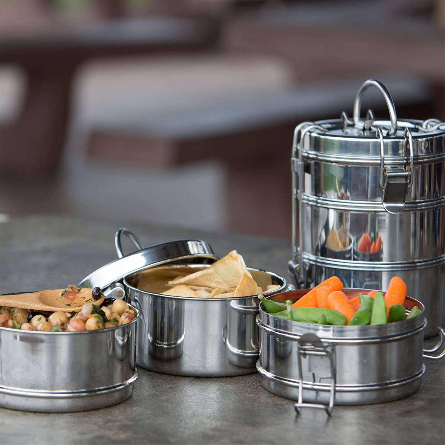 Rk Stainless Steel Clip Tiffin