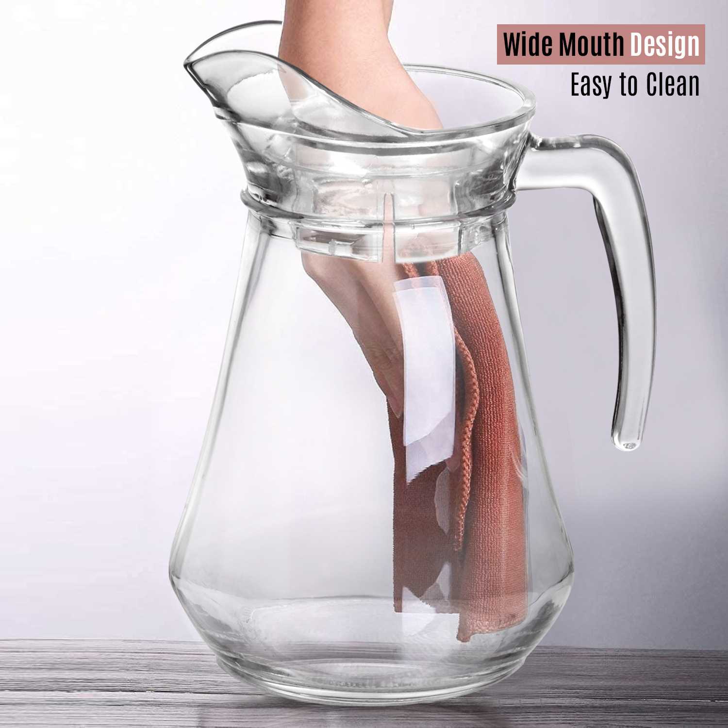 RK 7 Pcs Glass Jug Set Plain