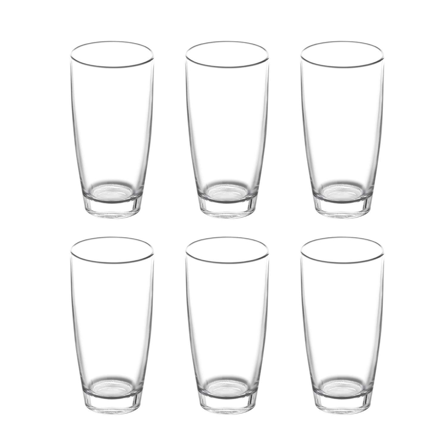 Rk Flora Hi Ball Glass, 6 Pcs Set, 290Ml