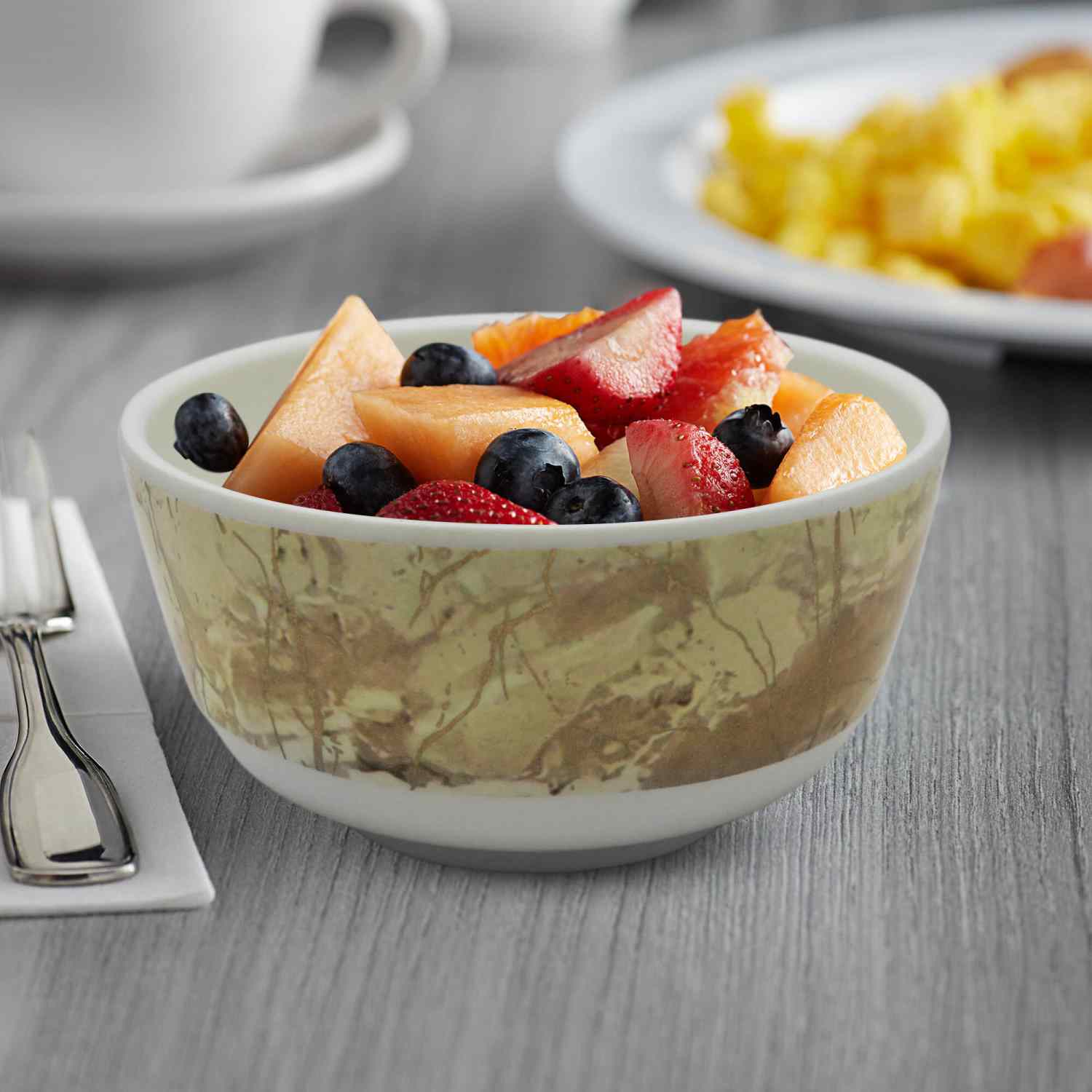 Rk Static Gold Melamine Bowl 4.5"