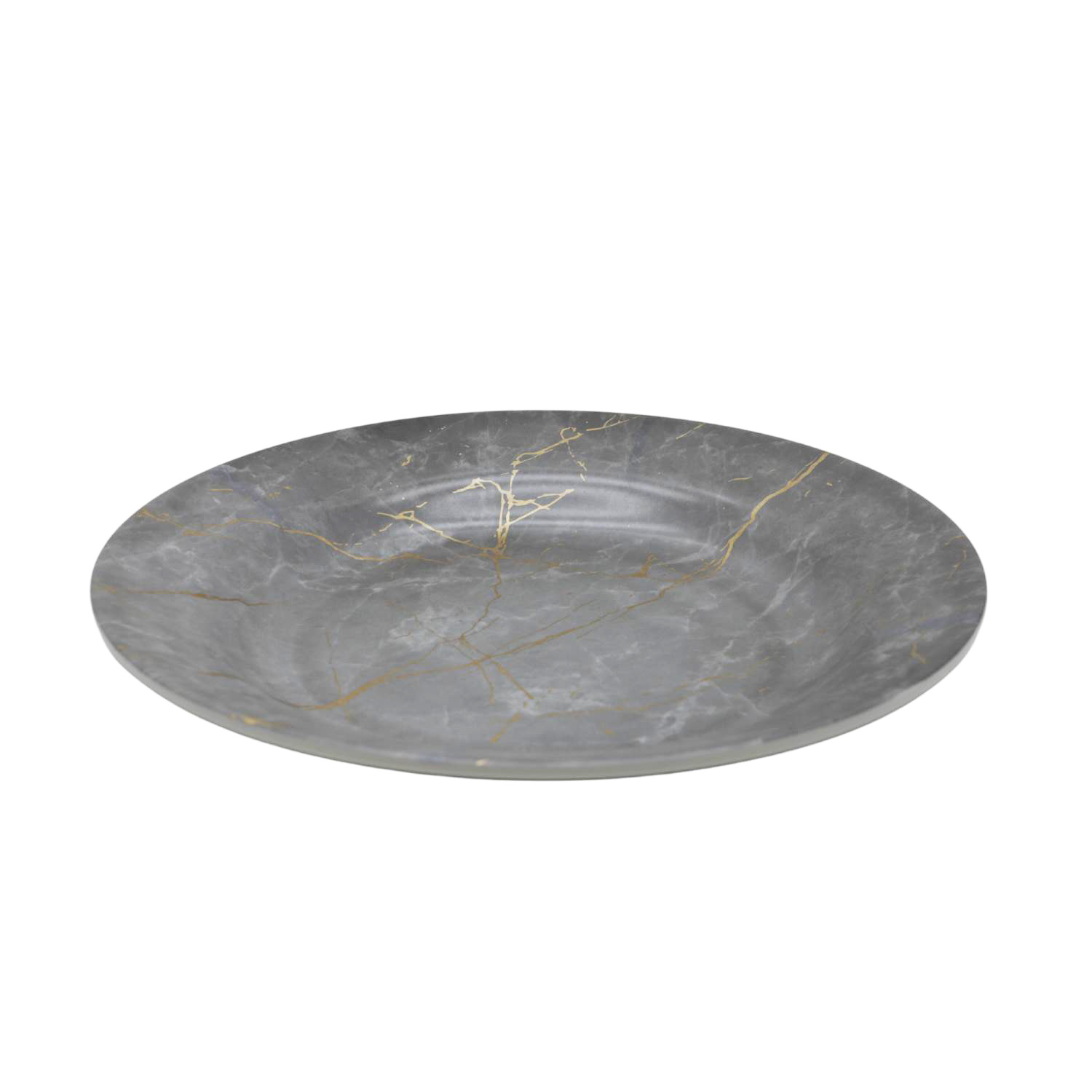 Rk Static Gold Melamine Soup Plate 10.5"