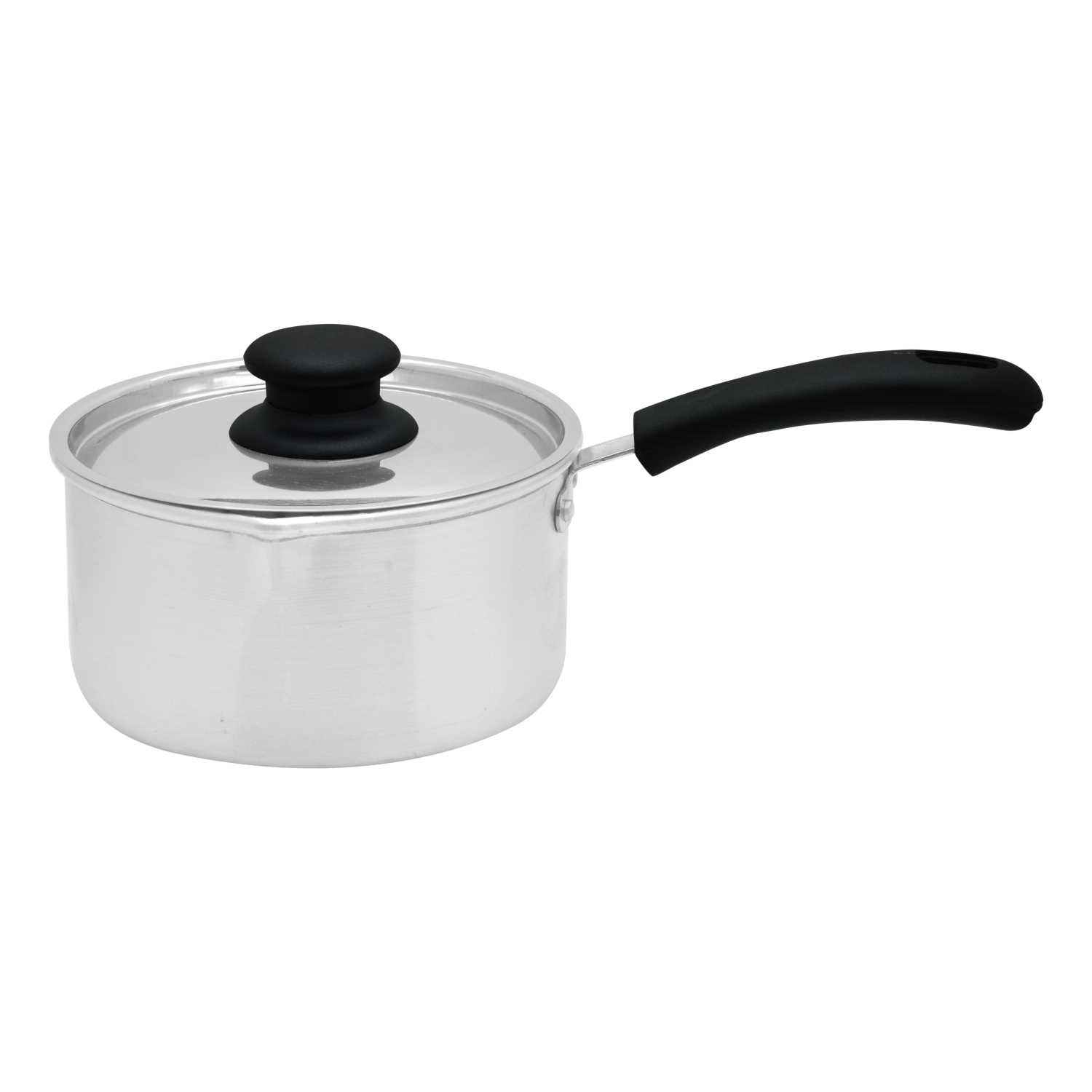 Raj Aluminium Saucepan With Cover Matt Finish