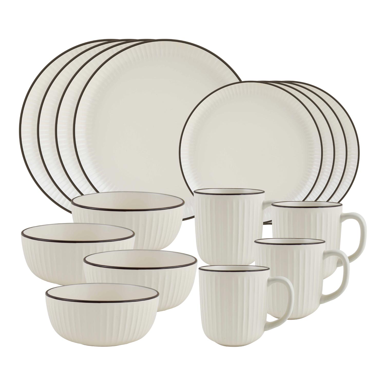 Kitchen Master 16 Pcs Dinner Set - LATTE