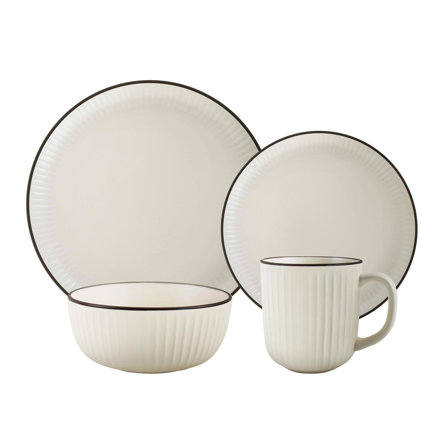 Kitchen Master 16 Pcs Dinner Set - LATTE